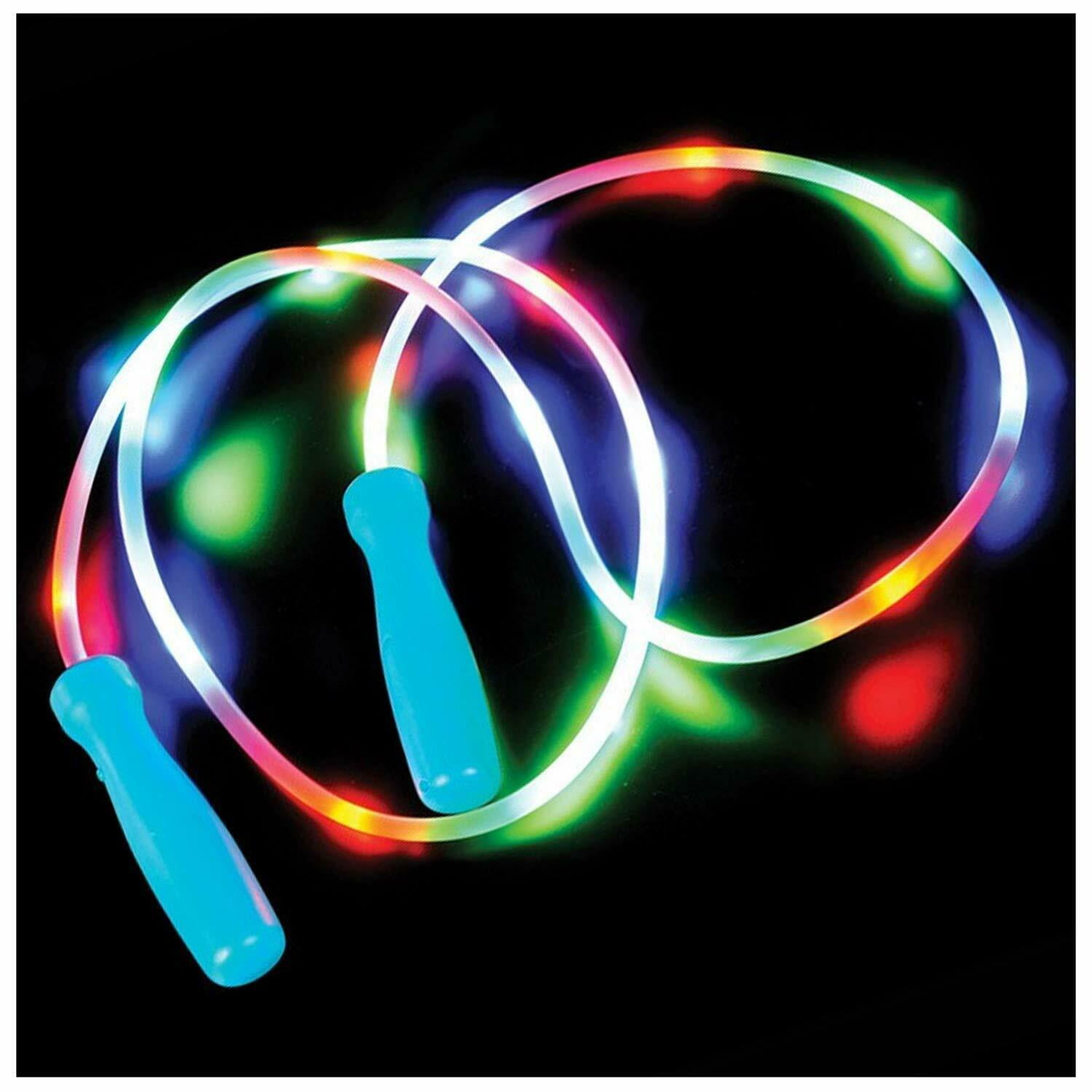 Light Up LED Skipping Rope Adults Children Jump Rope Cardio Gym Exercise Active 