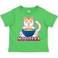 thumbnail image 3 of Inktastic I Love Noodles with Cat Illustration Boys or Girls Toddler T-Shirt, 3 of 5