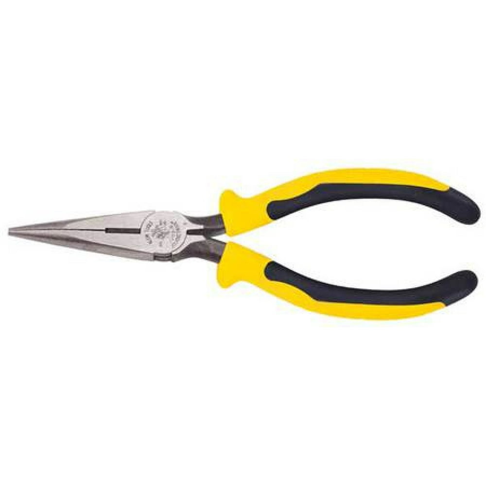 KLEIN TOOLS J2037 Needle Nose Plier,75/16" L,Serrated