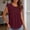#0230-Wine, variant on Xucatan Women's Short Sleeve Chiffon Tops, Casual Round Neck Blouses with Soft Solid Color Fabric, Lightweight Summer Shirts for Spring, Cute Flowy Tees for Daily Wear Gift