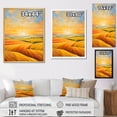 thumbnail image 4 of Designart "Melodic Sunrise In The Prairies" Prairies Floater Framed Canvas Art Print, 4 of 5