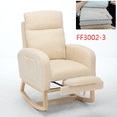 thumbnail image 1 of Rocking Chair Nursery Chair with Foot Rest, Nursery Rocking Chairs with High Back, Glider Rocking Chair, Baby Nursery Glider Rocker, Nursing Chair Accent Living Room, 1 of 3