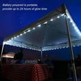 thumbnail image 4 of Rope String Lights, 7M/23ft 50LED Waterproof 8 Mode/Battery Christmas Lights,String Lights Outdoor Indoor for Trampoline Camping Canopy Tent Deck Decor, 4 of 8