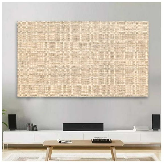 Hanging Desktop TV Cover, TV/PC Screen Dust Cover for Bedroom, Living Room, Decoration