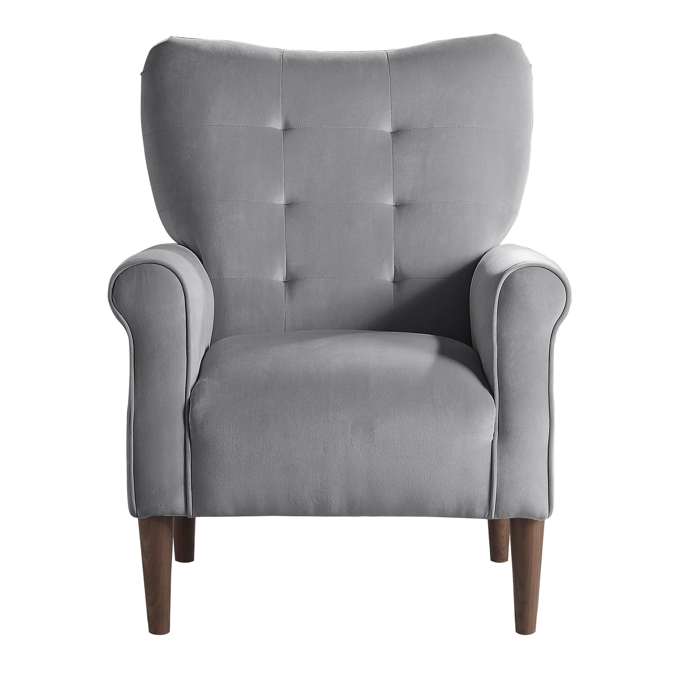 OakvillePark Primrose Wingback Chair, Dark Gray