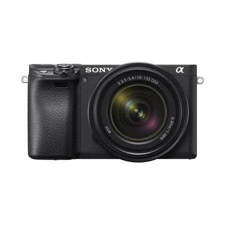 Sony - Alpha a6400 Mirrorless 4K Video Camera with E 18-135mm f/3.5-5.6 OSS Lens - Black