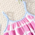 thumbnail image 5 of Toddler Baby Girls Summer Spaghetti Strap Boho Dress Swing Beach Sun Dress,Polk Dot-5T, 5 of 9