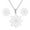 Silver, variant on Wioihee Women's Pendant Earring Set Color Clavicle Necklace Exquisite Earrings