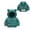 #A01-Green, variant on Abcomgle Toddler Winter Coat Cute Bear Ears Hooded Infant Outerwear Lightweight Puffer Padded Infant Puffer Jacket Winter Warm Infant Puffer Coat