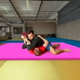 thumbnail image 6 of BalanceFrom 8ft x 4ft x 2in 4-Panel All-Purpose Folding Gymnastics Mat, Pink, 6 of 11