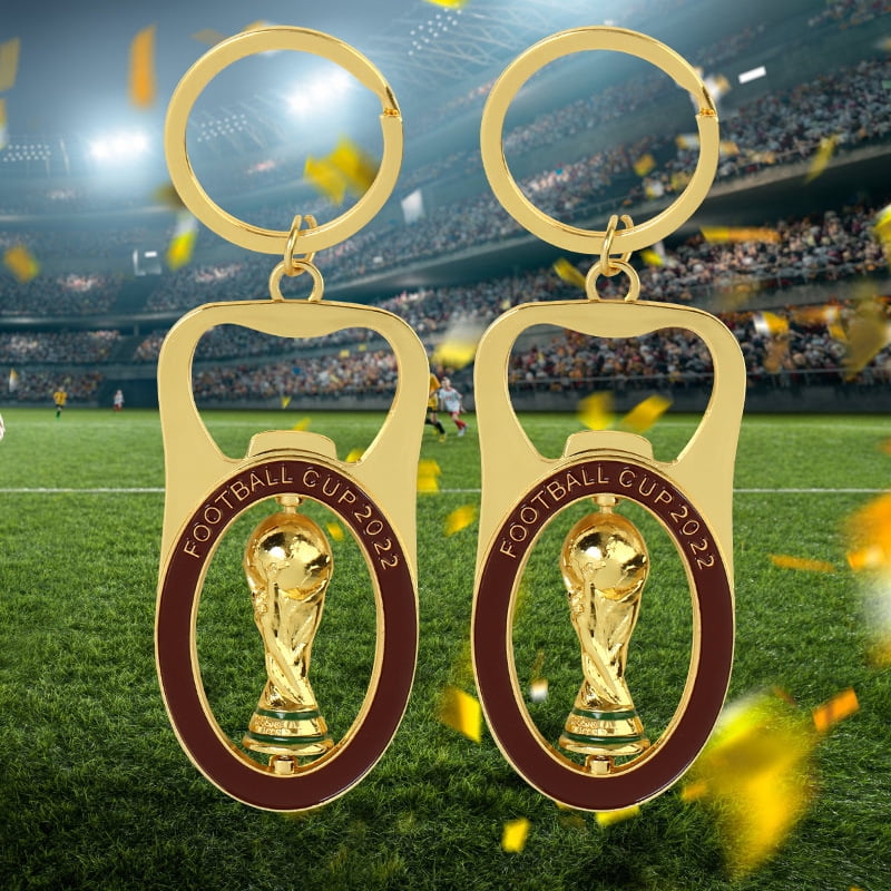 FIFA World Cup Qatar 2022 Trophy Keychain, Football Soccer Sports Game  Souvenir Champion Trophy Key Ring Pendant, Gift for Fans 