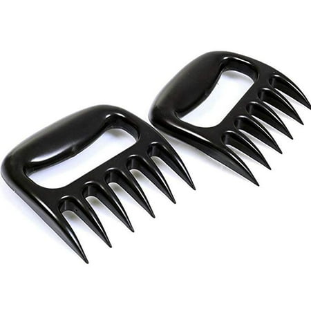Samincom Strong Meat Shredder Claws Set of 2－ Best Meat Claws & Bear Claws to Shred Pulled Pork, Beef, Chicken, Multi-Use Meat Handler Accessory, Strong BBQ Meat (Best Premade Pulled Pork)