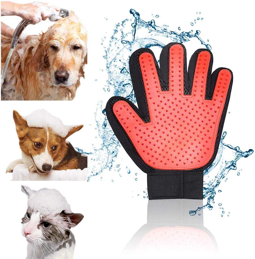 pet deshedding glove