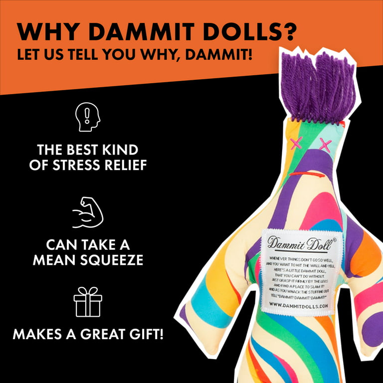 Dammit Dolls Ménage à Trois 3 pack Dammit Doll Stress Relief Toy