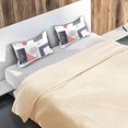 thumbnail image 5 of Yayeee Pillowcase Standard Size Set of 2 Satin Wrinkle Resistant Pillow Case, White Simple Shapes, 5 of 7