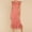 Pink, variant on Ichuanyi Summer Dresses Fashion Women Tight Sleeveless Lace Splice Ruffled Flounce O-Neck Sexy Dress