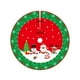 thumbnail image 2 of CaiYueKe Christmas Tree Skirt, 47 Inch Rustic Tree Skirt Ornaments Buffalo Plaid Xmas Tree Skirt Mat with Santa Snowman Deer Pattern for Decorations Holiday Party Indoor Outdoor, 2 of 9