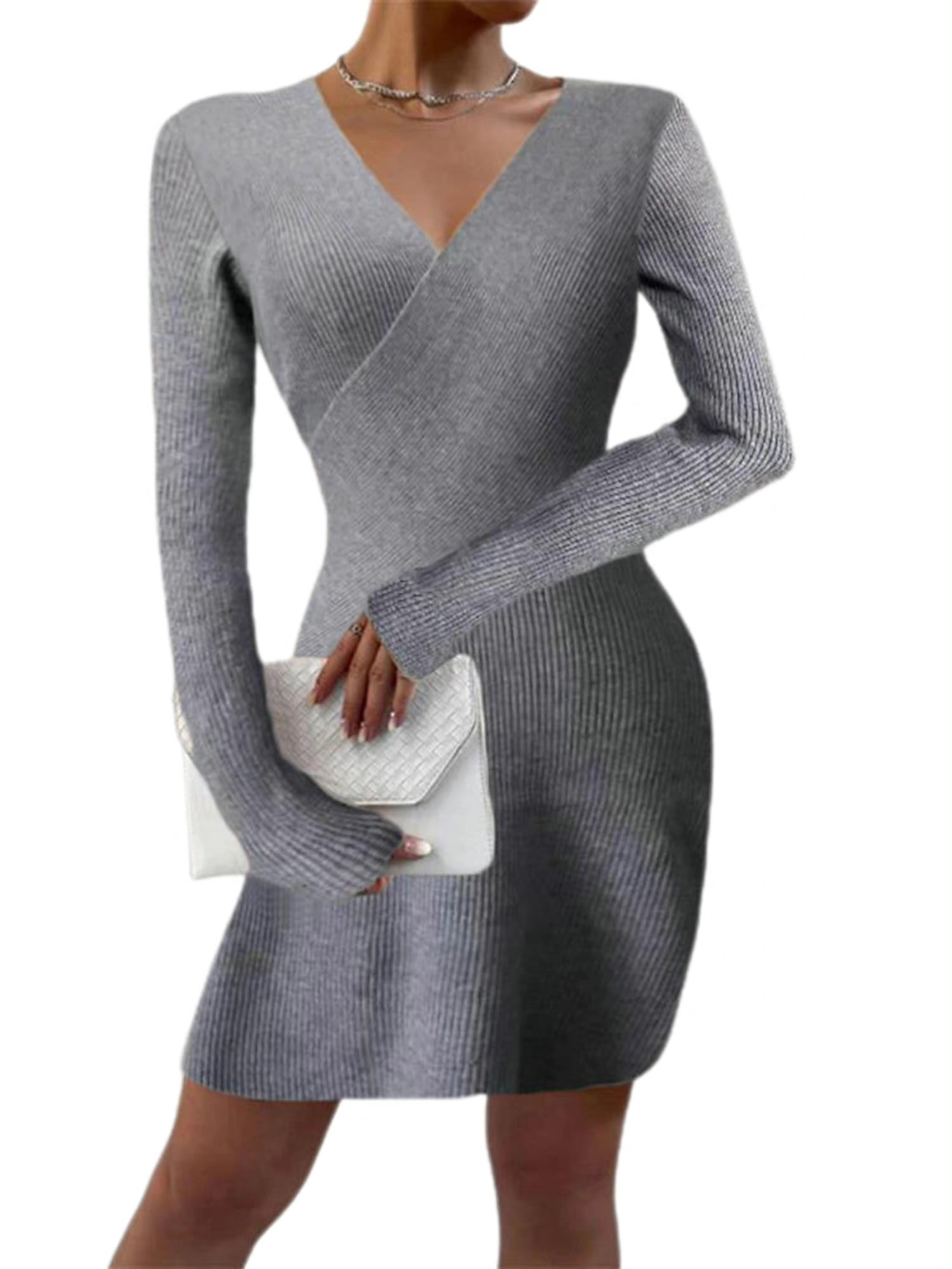 Shakub Womens Long Sleeve Bodycon 