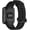 Black, variant on Silicone Watch Band with Stainless Steel Clasp, Compatible with Redmi Watch 1/Xiaomi Mi Watch Lite Black