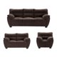 thumbnail image 1 of Sala 3-2-1 Dicasa Monza (Sofá, Love Seat y Sillón) Café para Sala, 1 of 13