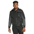 thumbnail image 1 of 9 Crowns Men's Slim Fit Removable Hood Quilted Jacket (Style C - Black, Medium), 1 of 7
