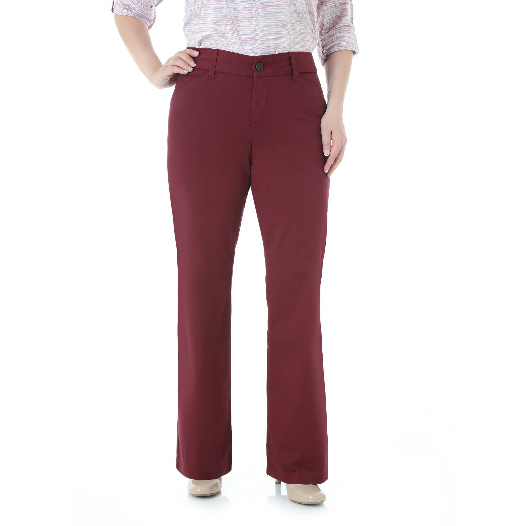 Women's Casual Curvy Trouser Pant - Walmart.com