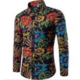 thumbnail image 1 of Nuevas camisas de otoño para hombres camisas sociales de lujo de manga larga barrocas 3D camisetas de gran tamaño con solapa camisetas para hombre ropa de otoño, 1 of 6