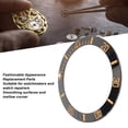 thumbnail image 3 of Ceramic Watch Bezels Insert, 40mm Diameter Watch Bezels Insert  Prevent Scratches Exquisite High Hardness  For Perfect Fitment White Character Black Back,Gold Character Black, 3 of 8