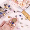 thumbnail image 3 of 1set 40pcs 8 colors Plastic Imitation Pearl Brooch Round Iron Pins Mixed color 12mm 5pcs/color, 3 of 6