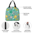 thumbnail image 2 of Kdxio Happy Summer Print Insulated Lunch Bag,Reusable Tote Lunch Box for Women Men,Leakproof Cooler Lunch Bags for Work Office Travel Picnic, 2 of 6
