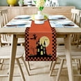 thumbnail image 2 of July 4th Holiday Table Runner Cotton Linen, Farm Truck Carrying American Flag and Firework Celebrate Independence Day Table Linens Non-Slip Runners for Kitchen Party Wedding Home Decor,13x108 inches, 2 of 7