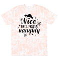 thumbnail image 3 of Inktastic Christmas Nice Until Proven Naughty T-Shirt, 3 of 5