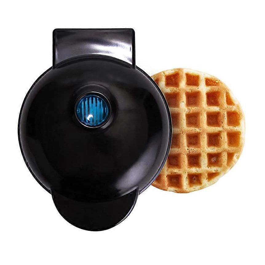 Mini Waffle Maker 2 Pack for Individual Waffles Hash Browns Keto Chaffles with Easy to Clean NonStick Surfaces 4 Inch