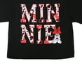 thumbnail image 3 of Minnie Mouse Juniors Women's Raw Cut Cropped T-Shirt Size XS, 3 of 4