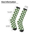 thumbnail image 4 of Fotbe Happy Watermelon print Women's Men's Novelty Crew Socks Cotton Socks Knee High Socks for Walking,Running,Nurses,Pregnancy, 4 of 8