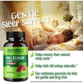 thumbnail image 4 of NATURELO Melatonin Gummies for Kids – Non-GMO, Gluten-Free, Soy Free - Strawberry Flavor - Gentle Sleep Supplement - 60 Vegetarian Gummies, 4 of 8