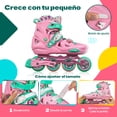 thumbnail image 3 of Patines en Linea Profesionales CH M G  18-27 CM Ajustable ABEC-9  Transpirable Marco Aluminio, 3 of 7