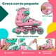 thumbnail image 3 of Patines Linea 4 Ruedas Centurfit Soporte Aluminio Abec 9 Adultos Niños, 3 of 7
