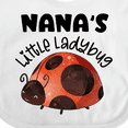 thumbnail image 4 of Inktastic Nana's Little Ladybug Boys or Girls Baby Bib, 4 of 4
