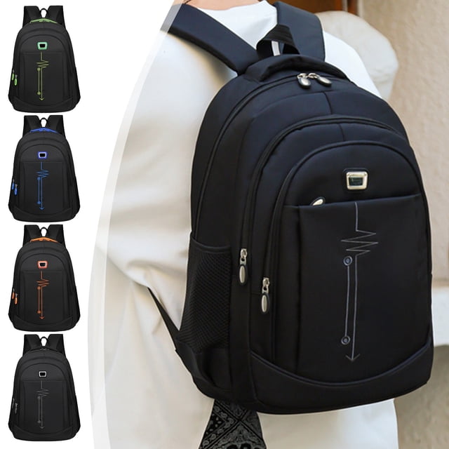 Large Capacity Laptop Backpack for Men - Durable Travel & School Bag with Padded Straps