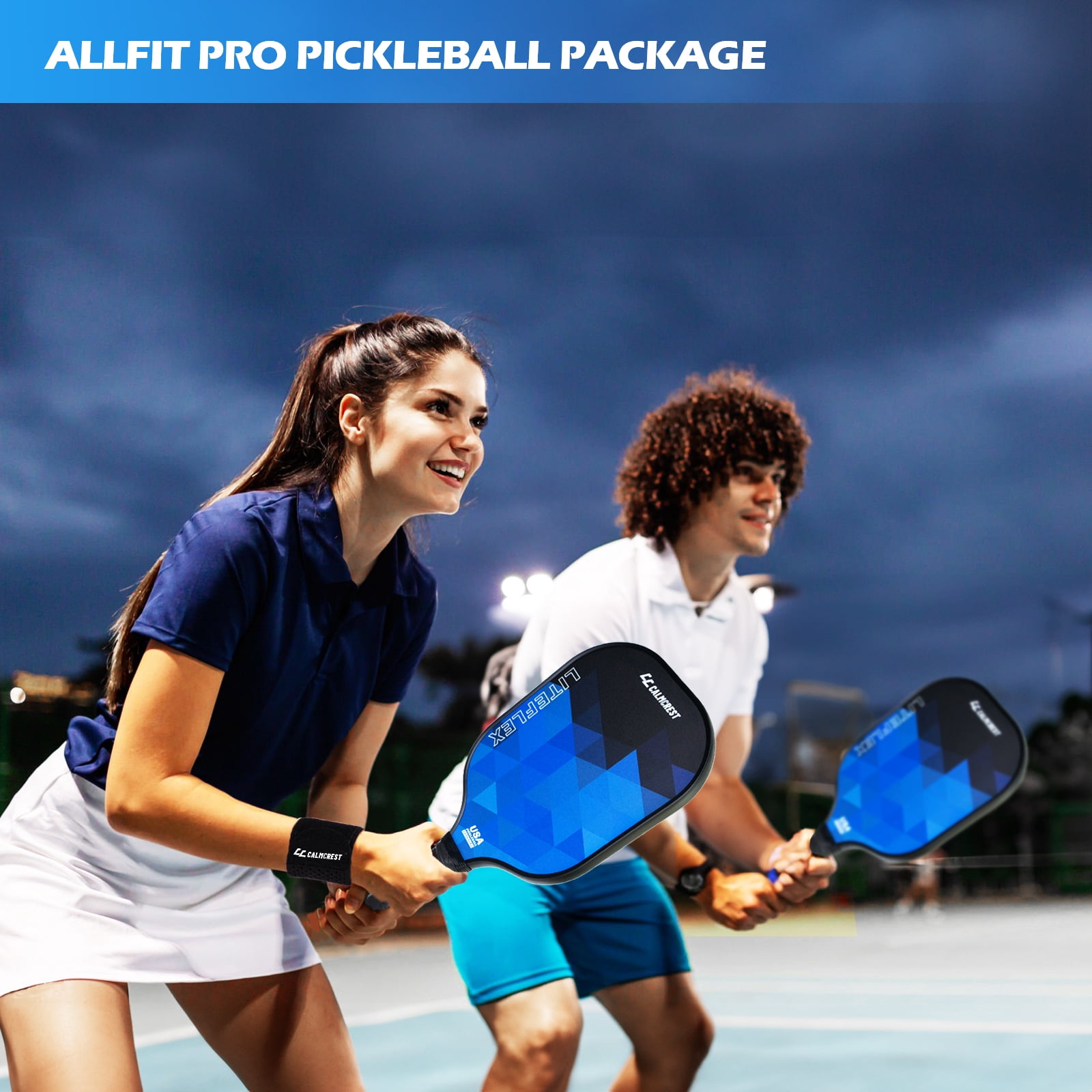 Calmcrest Pickleball Paddles Set