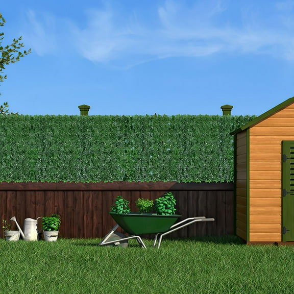 OUNONA  Artificial Leaves Wall Green Leaf Decoration Hedges Greenery Foliage