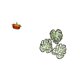 thumbnail image 5 of Plato de dulces,Plato de dulces de vidrio con tapa Tarro de dulces decorativo,Para el buffet de dulces,la mesa de fiesta del escritorio de la oficina y el hogar,Placa de pared con hojas de, 5 of 8