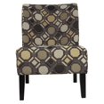 thumbnail image 1 of Benjara Chaise d'Appoint en Tissu avec Nœud Celtique, Multicolore, 1 of 1