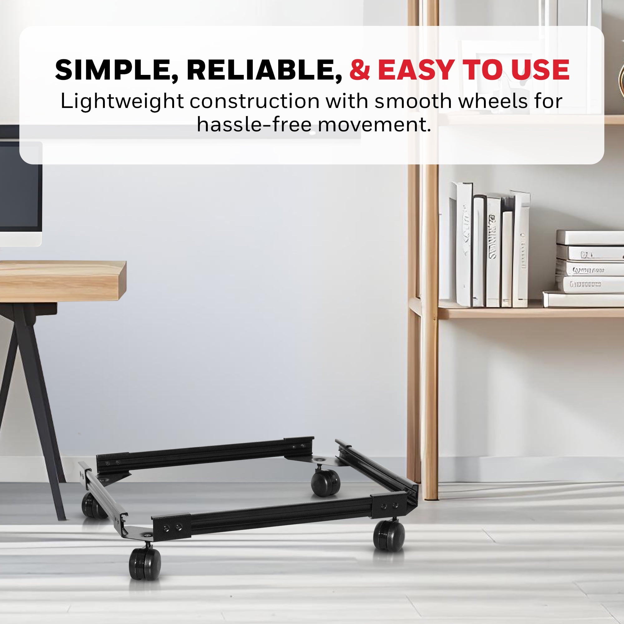 Honeywell Safes, Black Wheel Cart for 1108 File Fire Chest Convenient to Move Safe, 1108C