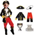 thumbnail image 5 of Disfraces de pirata para niños y niñas, fantasía Infantil, vestido de fantasía, ropa de Cosplay, disfraz de fiesta de Carnaval de Halloween, 5 of 5