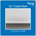 thumbnail image 2 of Placa de Pared ICC Empotrada de un Solo Módulo Blanca de ABS Listada UL, 2 of 7