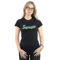 thumbnail image 3 of DC Comics Womens Supergirl Text Logo Cotton T-Shirt, 3 of 4
