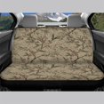 thumbnail image 3 of Chririnla Retro and Floral Design Car Back Seat Cover with SUV Truck, Non-Slip Stretch Seat Cover Protectors(2 Pack), 3 of 7