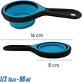 thumbnail image 4 of Tazas y Cucharas Medidoras Plegables CHIC FLIC RD ROYAL COOK De Silicona Juego De 8, 4 of 6